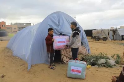 Blankets distributed before winter